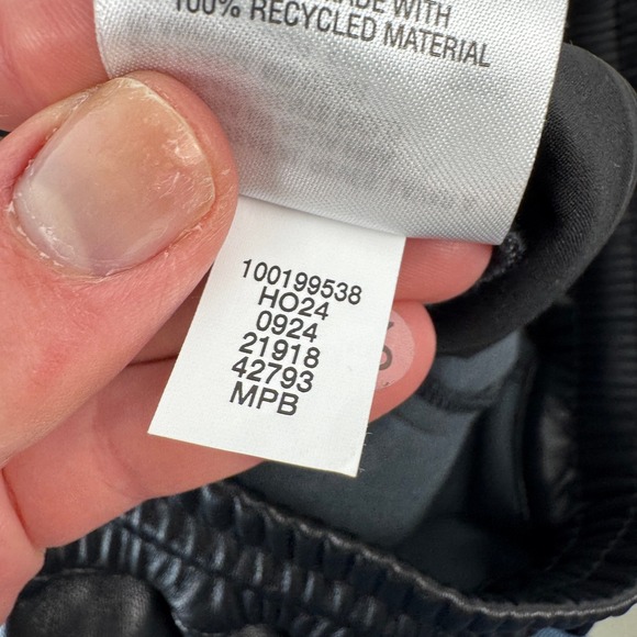 Mode of One Mens Relaxed Fit Faux Leather Pull On Pants Deep Black L 100199538MN - Picture 14 of 15